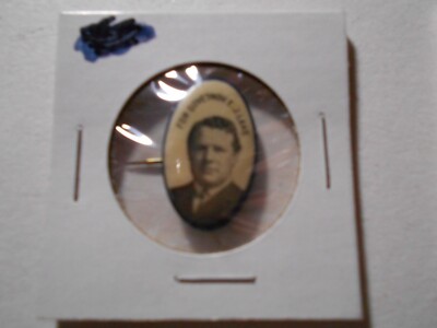 5/8'' E. J. Lake Connecticut Governor cello pinback button