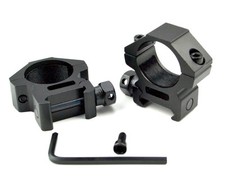 SNIPER 1" 1 Inch Low Profile Picatinny Scope Rings, Aluminum, 1 pair 2 rings