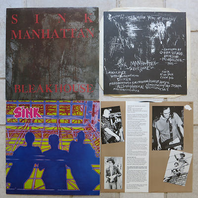 SINK MANHATTAN - 2 LPs:    Bleakhouse LP  &    ANOTHER LOVE TRIANGLE LP 