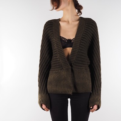トップス 08ss MARTIN MARGIELA cardigan Maison Martin Margiela Vintage Wool Knit Cardigan Sweater Cape