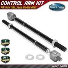 2x Front Inner Tie Rod End for Toyota Corolla 2009 2010-2019 Matrix 2009-2014