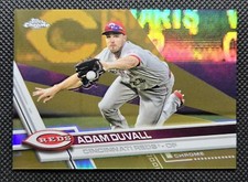 Adam Duvall 2017 Topps Chrome Gold Refractor /50 #174 REDS