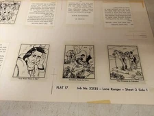 LONE RANGER big little book original prod art 1976 DYNAMITE HIT WITH ROCK 