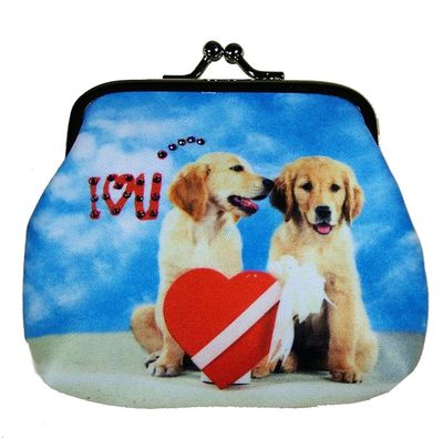 Labrador in Love Clipgeldbörse Colorline Geldbörse Hund Neu