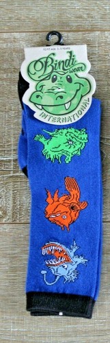 New Kids Boys Printed Socks 3-5 & 6-8 years Animal Bug Alien Print with tag - Picture 14 of 14
