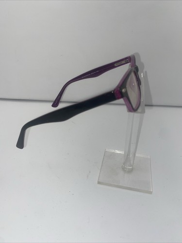 New Smilen Eyewear Gotham Style Flex 43, 48-18-135, Black/Cherry - Picture 2 of 4