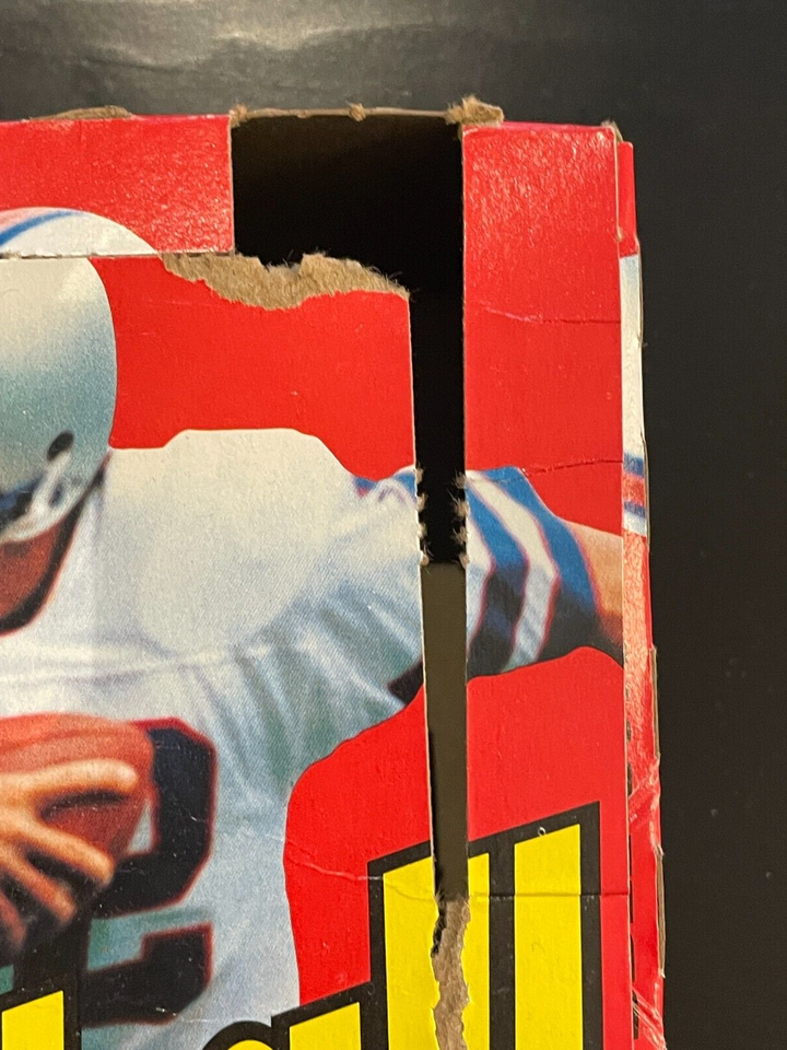 1981 Topps Football Empty Box (Marked Ripped) eBay