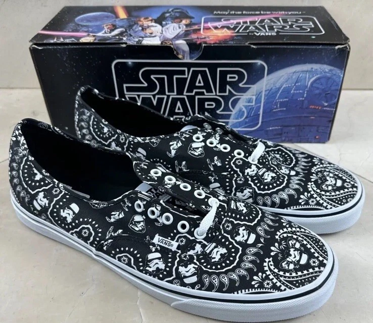 2014 Vans authentique Star Wars Storm Trooper Bandana noir blanc suprême 8,5 hommes