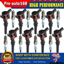 Paquete de 8 bobinas de encendido y bujías de iridio para Ford E-150 Club Wagon V8 2003-2005