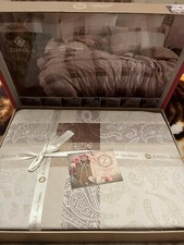 4-pc Luxury Duvet Cover Set, Cotton, King Size, In Gift Box, Made in Turkey