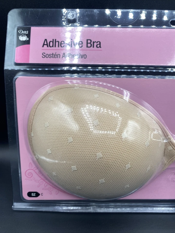 Sujetador sin tirantes sin espalda Dritz adhesivo talla C copa Foto 3 de 4