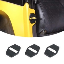 Door Lock Cover Buckle Protect Decor For Jeep Wrangler Tj 97-06black Accessories