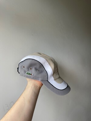 lacoste vintage streetwear cap baseball 5 panels crazy hat rare