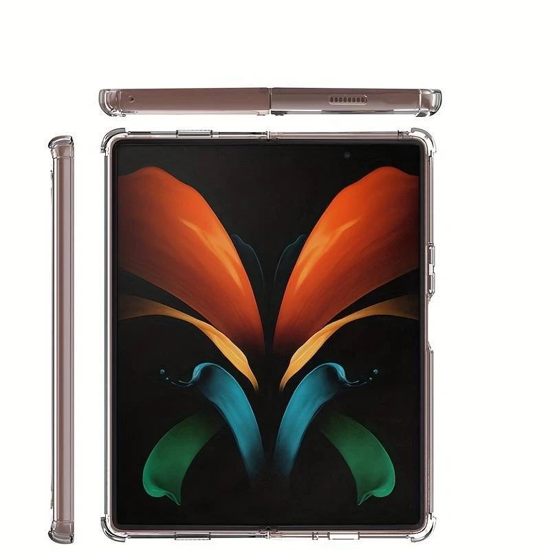 Cover Custodia Trasparente Silicone Antiurto per Samsung Galaxy Z Fold5 5G - Immagine 2 di 2