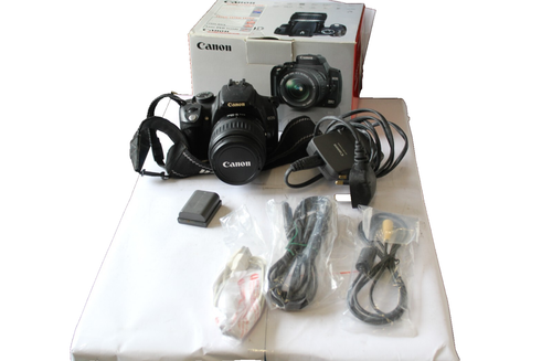 Canon Eos 350D 8.0Mp Digital Slr Camera W/ Ef-S 18-55Mm Lens