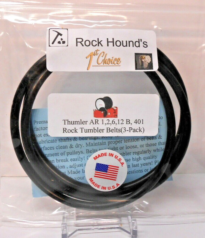 Rockhound's Replacement Belts for Thumler's Tumbler Models AR 1,2,6,12 &B (3) PK