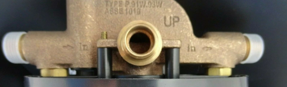 Juego de válvulas de bañera y ducha de una sola manija PIONEER 4010B ~ Acabado cromado pulido PVD Foto 2 de 4