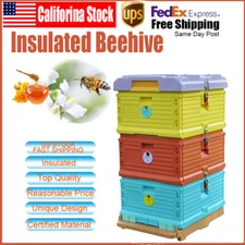 3-layers Insulated Bee Hives House Honey Bee Hive Box Beekeeping Equipment Boxes
