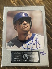 Juan Gonzalez 2004 Upper Deck Classic Portraits Buy Back Auto 04/19 - RARE 