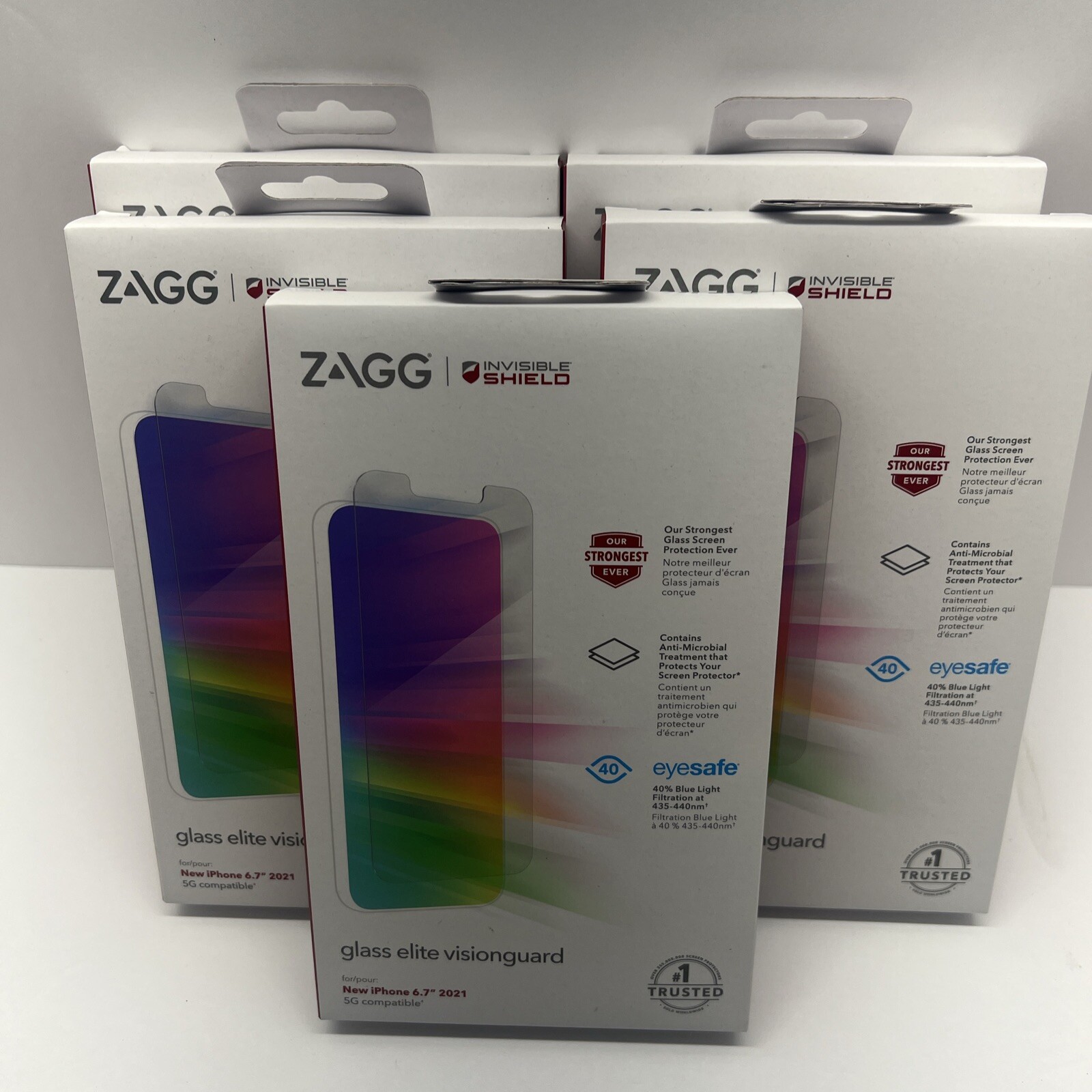 ZAGG InvisibleShield Glass Elite VisionGuard - Protection d'écran pour