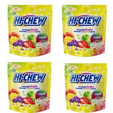 4 Packs Hi Chew Naturally and Artificially Fruit Chews Candy 14.1 oz Each Pack