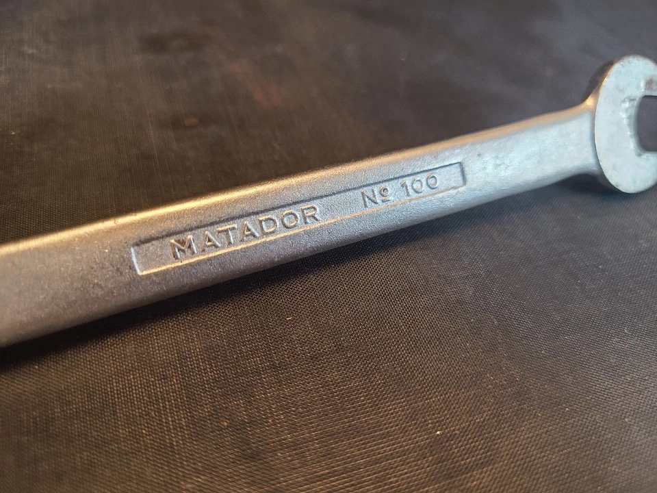 MATADOR DE COLECCIÓN Nº LLAVE LLAVE ABIERTA 100 CROMO-VANADIO 1/2 AF X 7/16AF ALEMANIA Foto 2 de 4