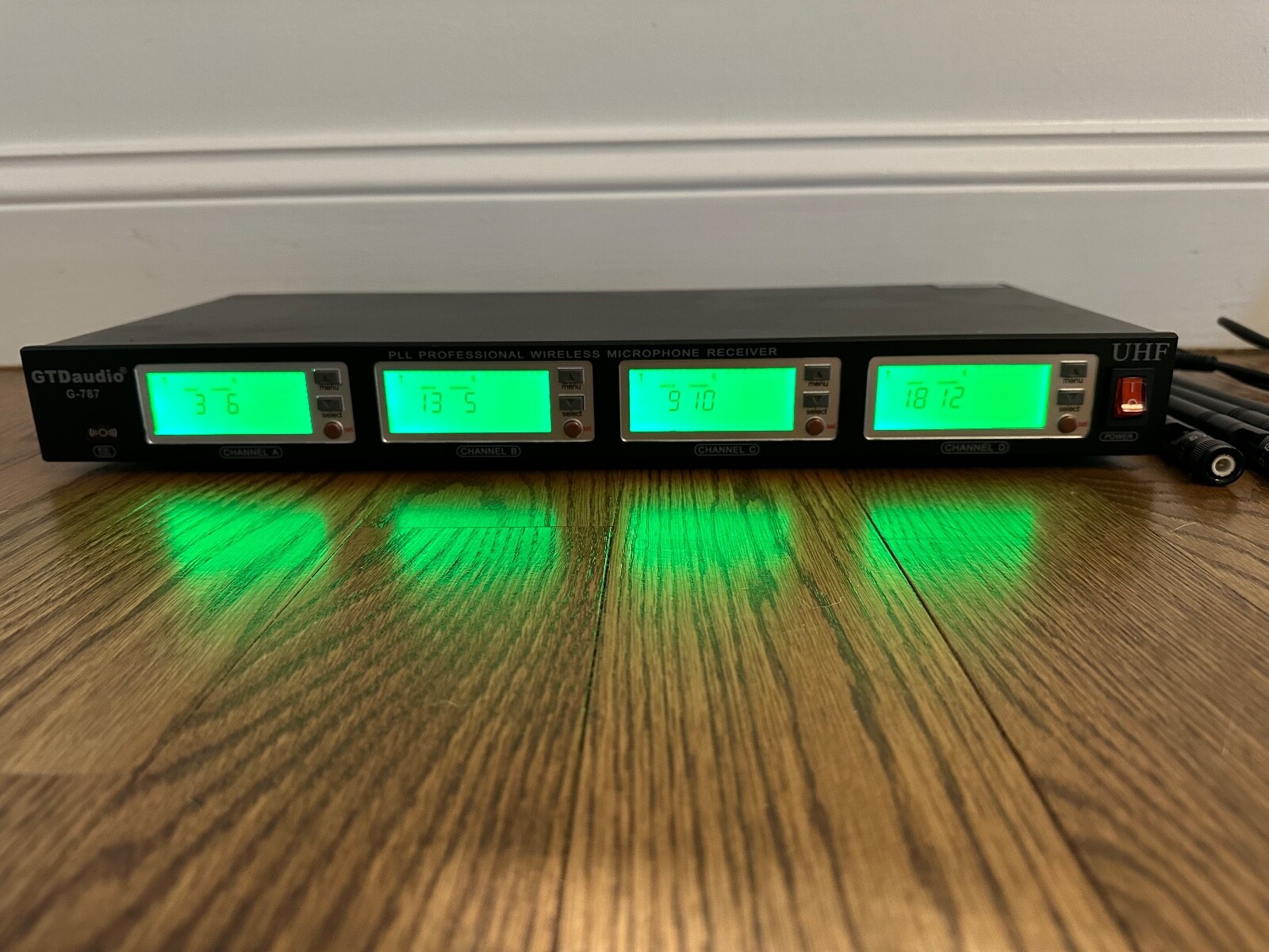 GTD Audio 4x800 G787 UHF Diversity Wireless FOUR Cordless Handheld