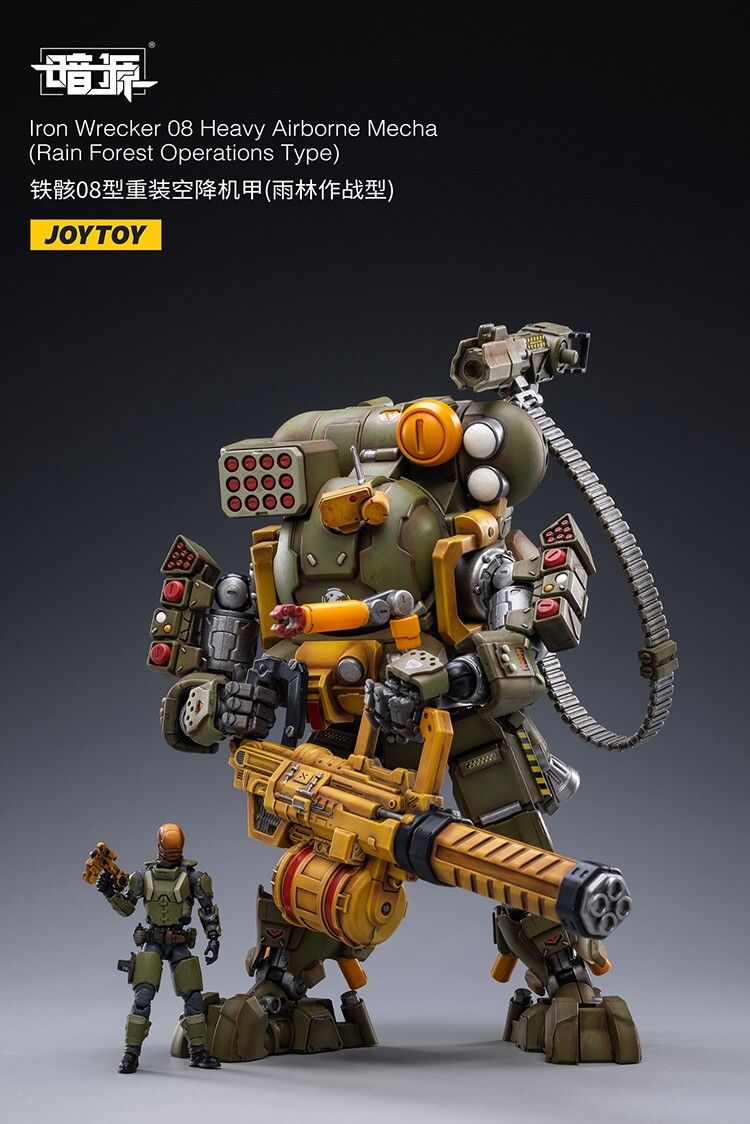 JOYTOY 暗源 Iron Wrecker 08 Heavy Airborne JOYTOY Iron Wrecker 08 Heavy Airborne Mecha (Rain Forest
