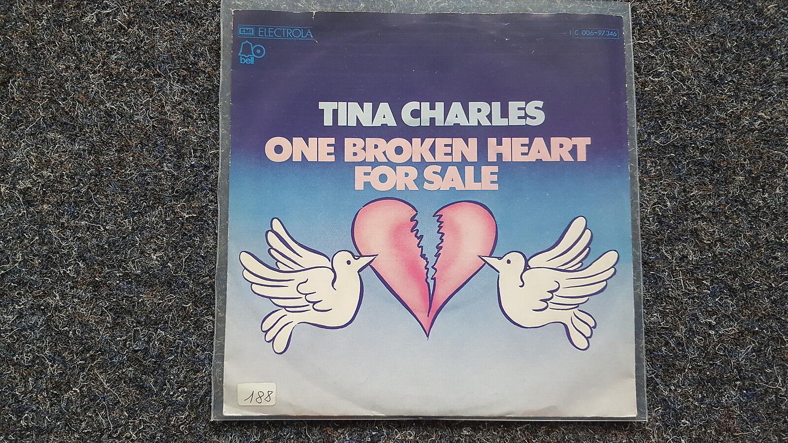7"" Single Vinyl Tina Charles - One broken heart for sale GERMANY