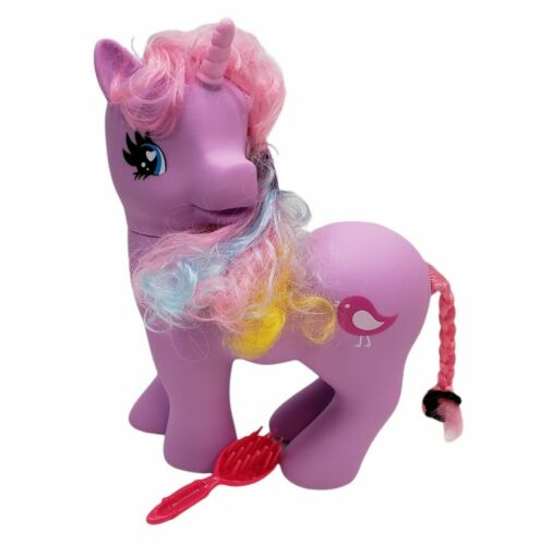 My Little Pony MLP G3- Large 9" Styling Pony, Purple Unicorn Bird - Picture 1 of 7