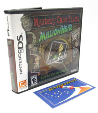 Nintendo DS Mystery Case Files MillionHeir EMPTY Case 2008