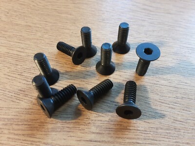 1/4'''' UNC, 3/4'''' LANG, 20 TPI, SCHWARZE STAHLBUCHSE INBUSSENKSCHRAUBE MENGE 10