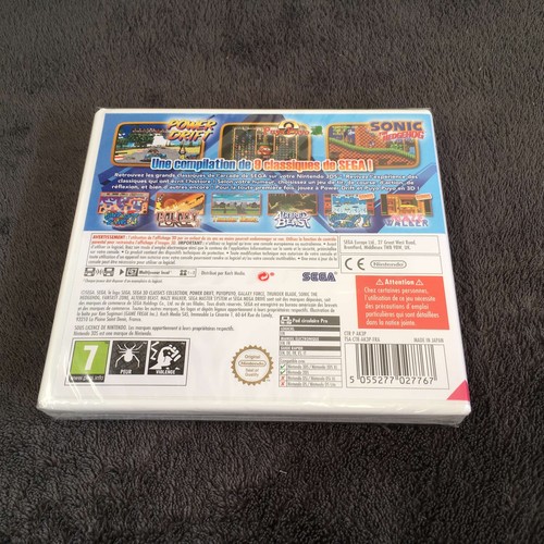Nintendo 3DS Sega 3D Classics Collection FRA Trés Bon état sous Blister - Imagen 2 de 2