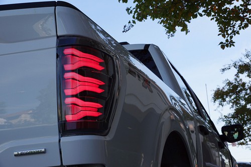 Smoked Lens LED Tail Lights AlphaRex Luxx For 2021-2023 Ford F150 W/O Blind Spot - Picture 7 of 7