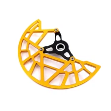 KKE Front Brake Disc Guard Fit SurRon Ultra Bee 2023 Rotor Cover Gold Aluminium