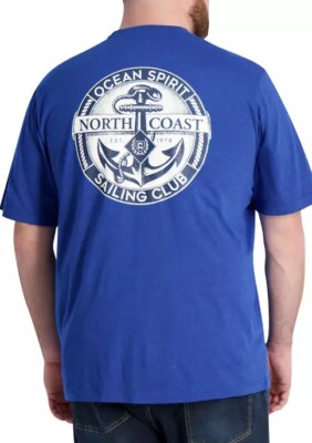 New 3XLT Men's Big Tall Chaps Ocean Spirit North Coast Graphic