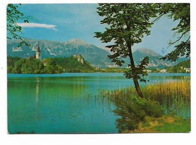 Bled, Slowenien (damals Jugoslawien) Vintage Postkarte 1973