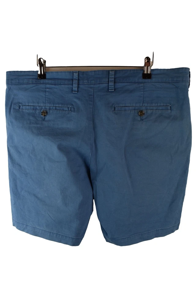 MARKS AND SPENCER Blue Chino Shorts size 38" Mens Summer Holiday Beach - Image 4 of 4