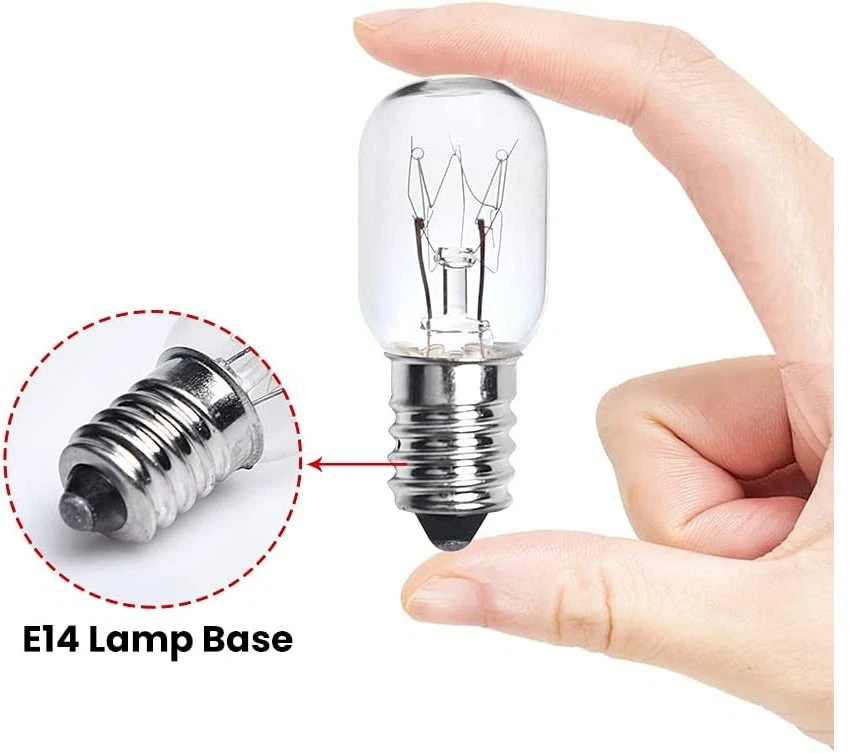 3x E14 15W Himalayan Salt Lamp Bulb Screw Pygmy Light Bulbs Set Clear Glass - Image 4 of 4