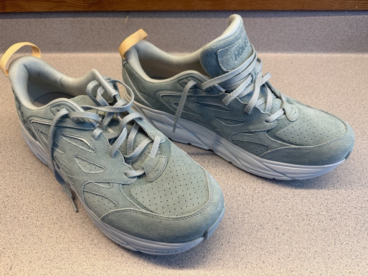 HOKA ONE ONE CLIFTON L SUEDE CLOUD BLUE/ICE FLOW RUNNING SHOES