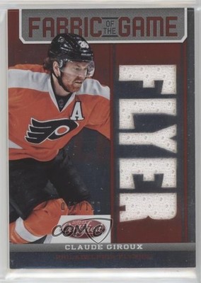2012-13 Certified Fabric of the Game Mirror Red Team Die-Cut Claude Giroux 1e15
