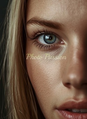 Foto A4 Frau Portrait Abstrakt Poster (3898)