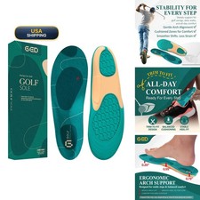 GED Golf Shoe Insoles for Women - Arch Support, Athletics Performance