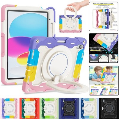 For iPad A16 11/10/9/8/7/6/5th Gen Mini Air Pro Case Heavy Duty Shockproof Cover