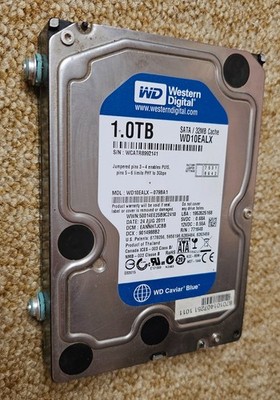 Western Digital WD Blue 1TB Festplatte 3,5'' HDD 1000GB SATA 32MB Cache Speicher