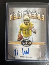 2015 Leaf US Army All-American Bowl Field Generals 21/25 Travis Waller Auto