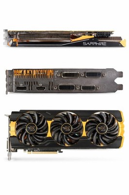 Видеокарта AMD Sapphire Tri-X, протестирована и работает в играх.