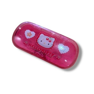 Pink Hello Kitty Heart Sanrio Glasses Case