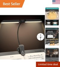 Folding Professional Music Stand Light with 5 Brightness Modes  USB Charging