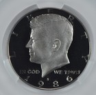 1986-S Kennedy Half Dollar PR70 DCAM CAC CACg *1652 — photo 3
